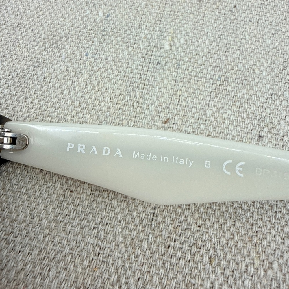 Prada VPR 29R Tortoise & Cream Eyeglass Frames 54-17-140 Italy AS-IS - Picture 8 of 10